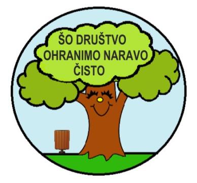 LOGO ŠO DRUŠTVO OHRANIMO NARAVO ČISTO
